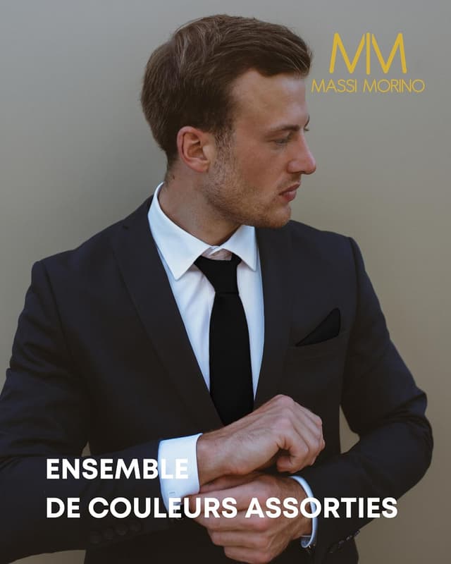 Detalle de Massi Morino Cravate 147 cm Cravate Homme