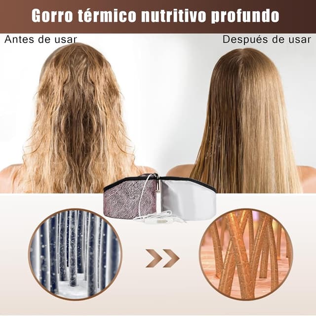 Thumbnail 3 de Biutee Gorro Térmico para Cabello 2 niveles