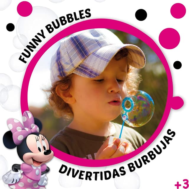 Detalle de Disney 5380 bulles de savon Minnie pour enfants dès 3 ans