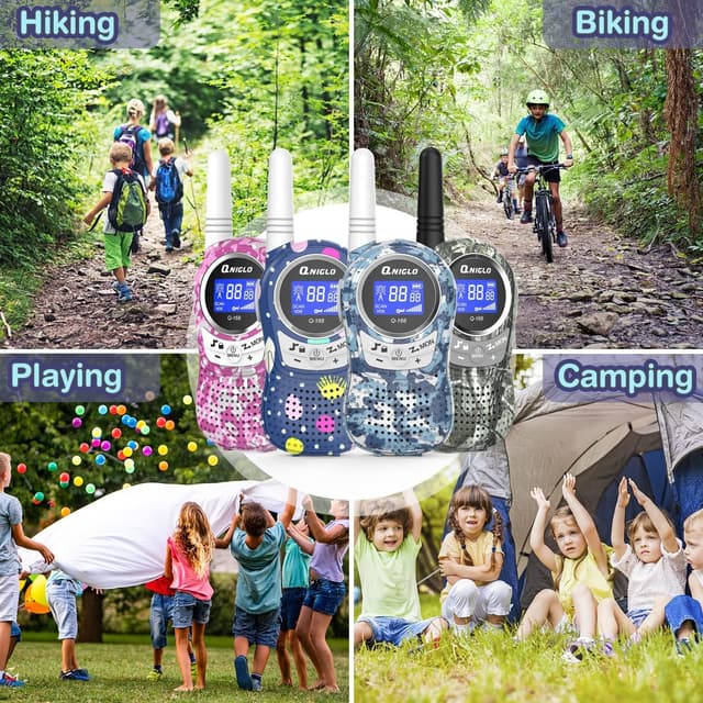 Thumbnail 5 de QNIGLO Q168Plus Talkie-Walkie Camouflage 4-pack