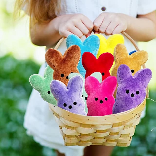 Detalle de BOMBPARK 6PCS Cute Bunny Plush Toys for Easter Baskets