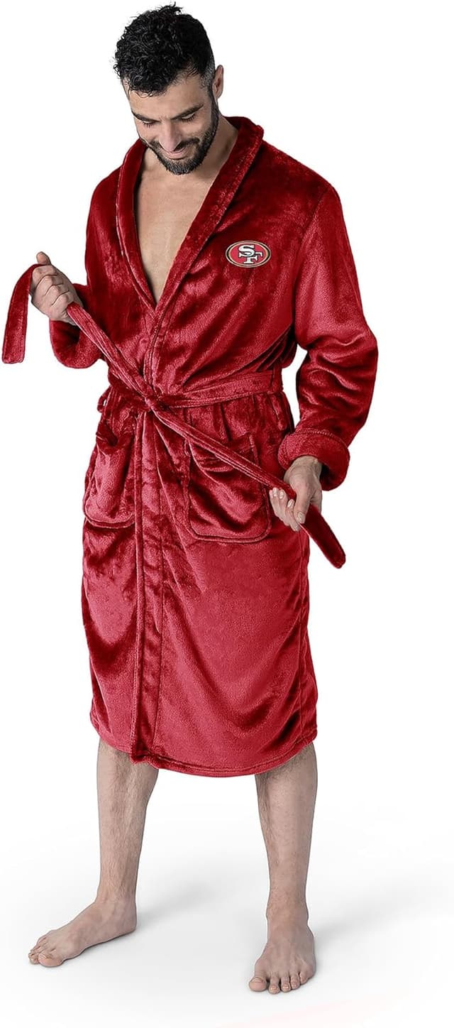 Detalle de Northwest NFL Unisex Silk Touch Bathrobe