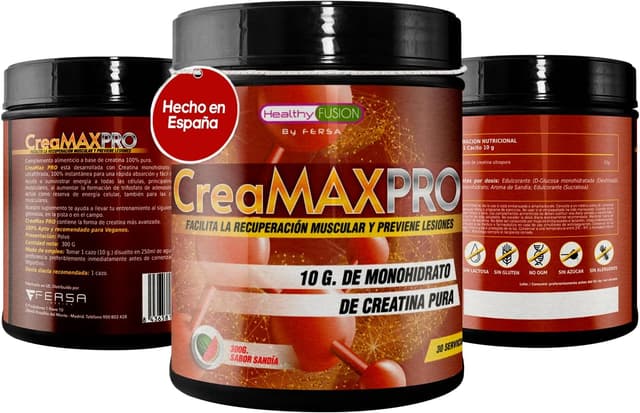 Thumbnail 4 de Healthy Fusion Creatina Monohidrato 10,000mg 💪 Sandía 300g