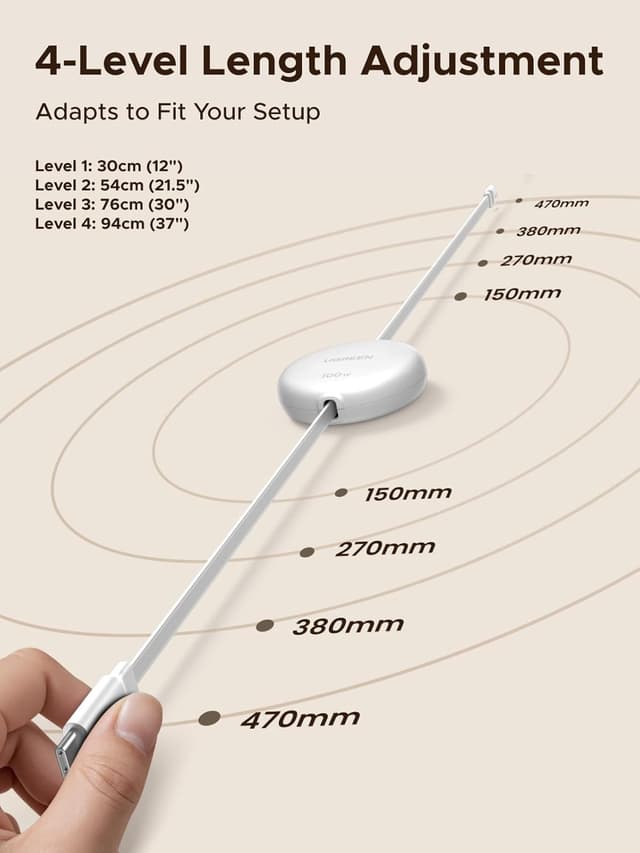 Thumbnail 3 de UGREEN 100W USB C Cable Retractable
