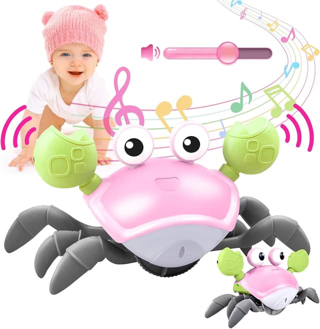 Detalle de Plnmlls Crawling Crab Baby Toy with Music 36 Months