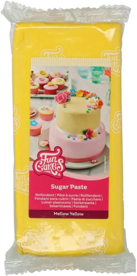 Imagen de FunCakes Pasta de Azúcar Amarillo 1 kg 🍰 en OfertitasTOP
