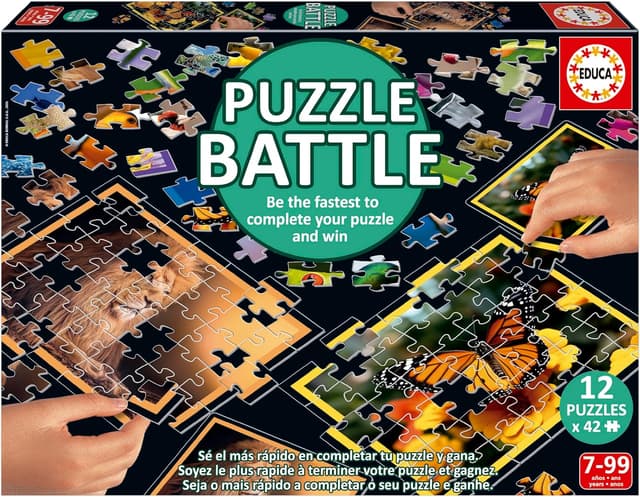 Imagen de Educa Puzzle Battle Natura 504 Teile en OfertitasTOP
