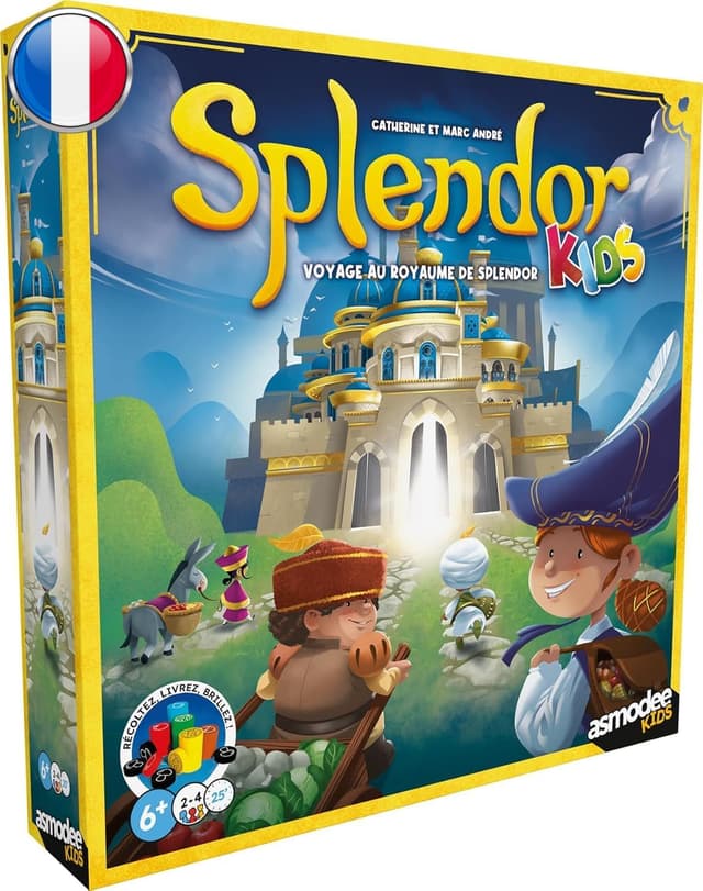 Detalle de Asmodee Splendor Kids – Space Cow : jeu de stratégie famille dès 6 ans (2 à 4 joueurs)