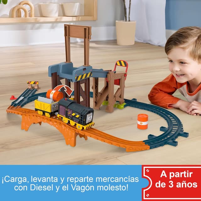 Thumbnail 2 de Thomas y sus Amigos Tren Motorizado con Pista y Vagón 🚂