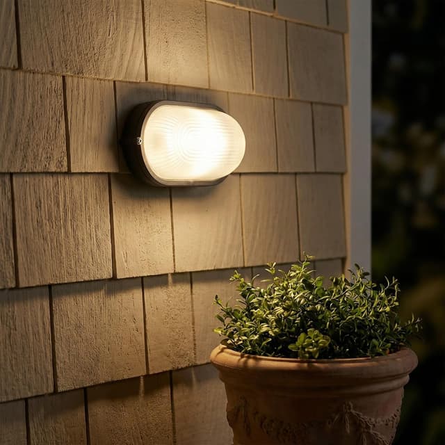 Thumbnail 6 de MULANDI Nautical Bulkhead Light outdoor marine flush mount with frosted glass lens (E27)