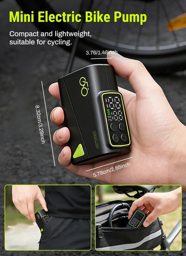 Thumbnail 1 de VACHAN Mini Electric Bike Pump