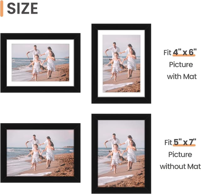 Thumbnail 4 de upsimples 5x7 Picture Frame Set of 10