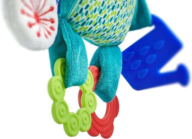 Detalle de Selecta 61076 Tulips Garden Activity-Anhänger Tulip (29 cm) – zum Befestigen am Kinderwagen & Co.