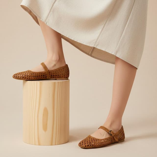 Detalle 2 de CUSHIONAIRE Weston Mary Jane Flats keyword comfort