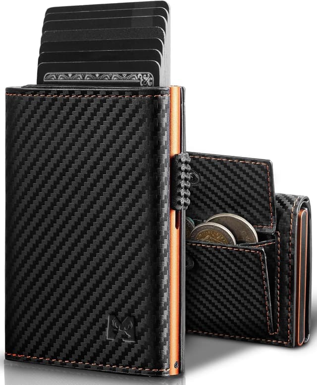 Detalle de MYSHION portafoglio pop up RFID 11 carte