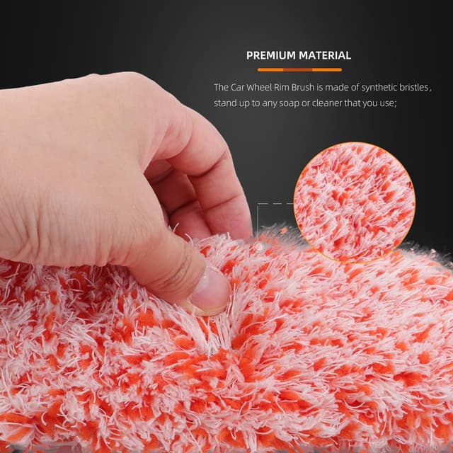 Thumbnail 3 de SPTA Spazzola pulisci cerchioni auto in microfibra