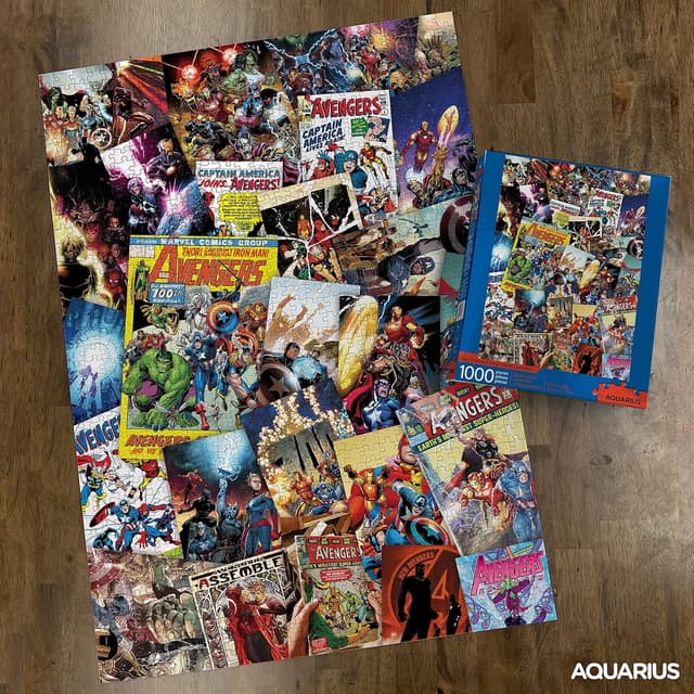 Thumbnail 2 de AQUARIUS Marvel Puzzle Cast 1000-Piece Jigsaw Puzzle (Glare-Free, Precision Fit)