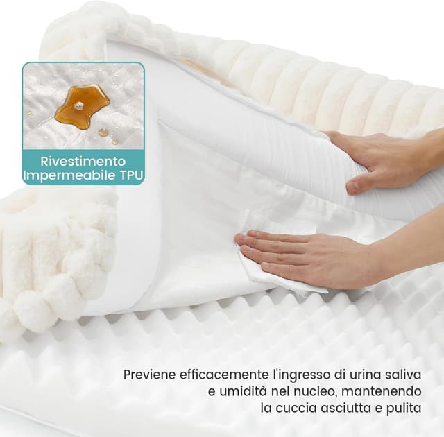 Detalle de COZY KISS cuscino ortopedico cani XXL 120x88x17