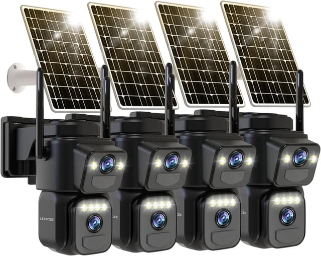 Detalle de LETSCEE Dual Lens 2K Outdoor Camera