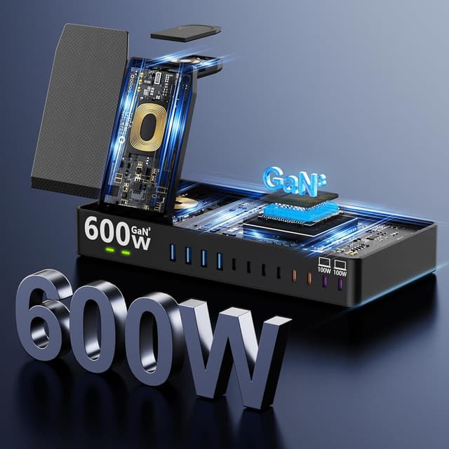 Detalle 2 de 600W 15-in-1 Wireless Charging Station for Apple