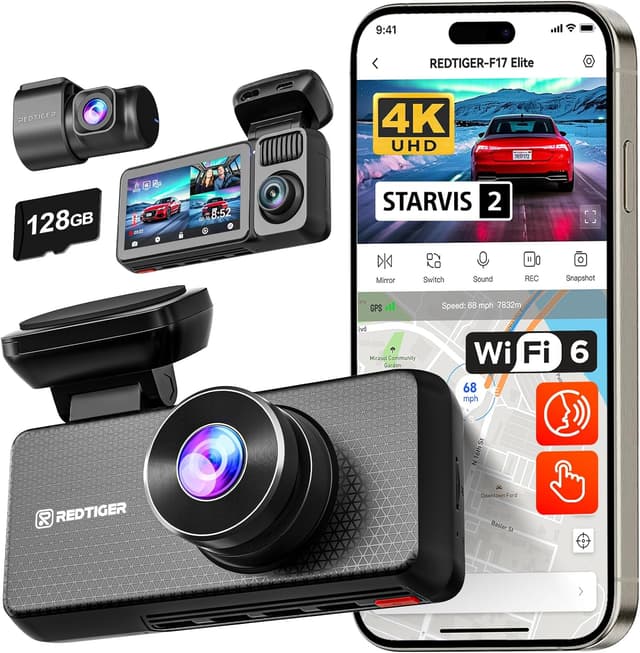 Detalle de REDTIGER F17 Elite 4K Dash Cam