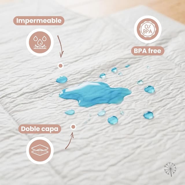 Thumbnail 2 de MIMUSELINA Set tapis à langer portable 25x19 cm