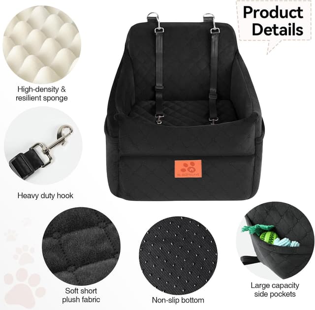 Detalle 1 de Dog booster seat for small dogs up to 35lbs