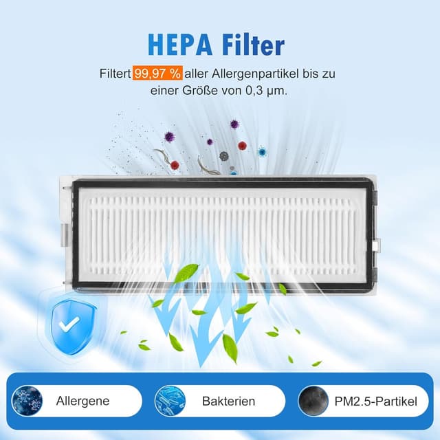 Detalle de Alloytool 25-teiliges Zubehör-Set für Roborock Qrevo Pro / Qrevo S / Qrevo MaxV