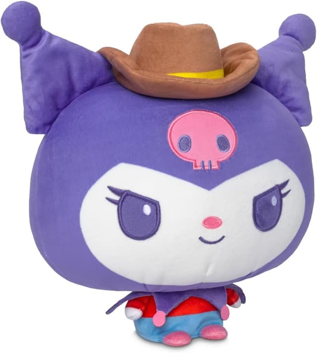 Thumbnail 1 de TeeTurtle Cloudheads Cowgirl Kuromi Plush 8-inch stuffed animal