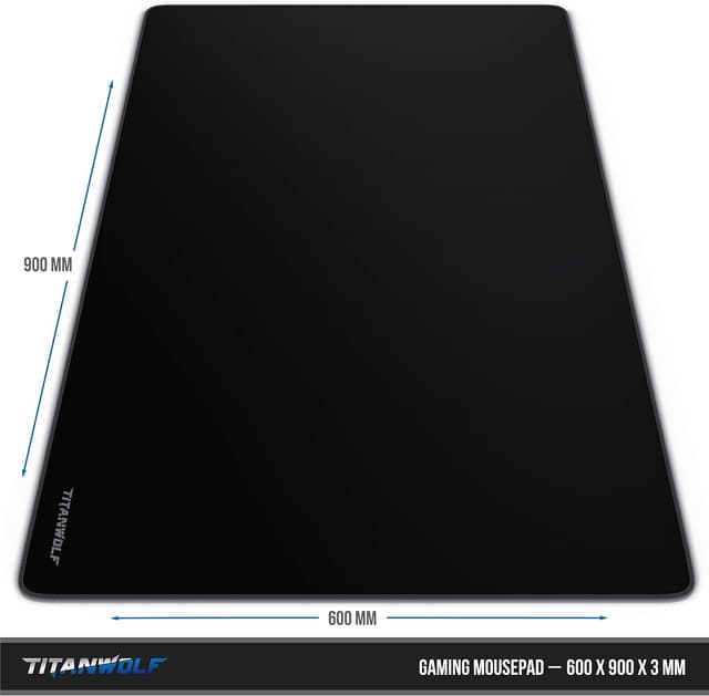 Thumbnail 1 de TITANWOLF Übergröße Mauspad 900×600 mm