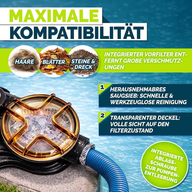 Thumbnail 6 de Tillvex Sandfilteranlage Pool 13.200 L/h