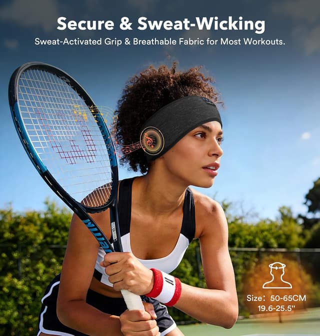 Detalle 2 de MUSICOZY Sleep Headphones headband for sleep