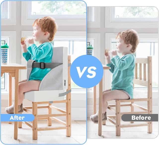 Thumbnail 4 de Rehausseur de chaise enfant 3 points gris