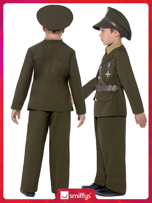Thumbnail 5 de Smiffys Army Officer Costume Age 7-9