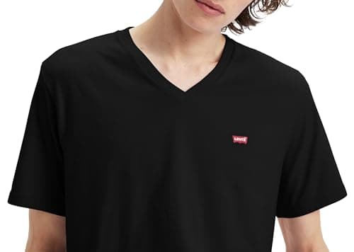 Thumbnail 4 de Levi's Original Housemark V-neck T-Shirt para Hombre XL en Mineral Black