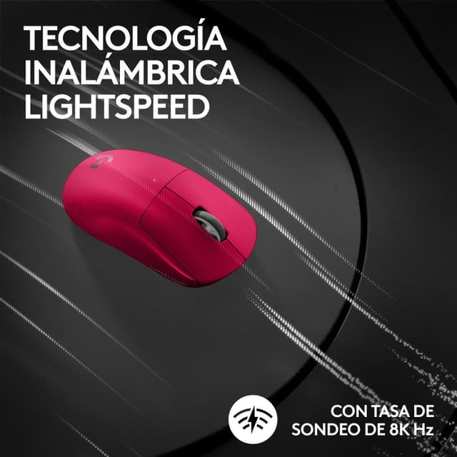 Detalle 2 de Logitech G PRO X SUPERLIGHT 2 Ratón inalámbrico 44.000 DPI