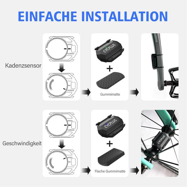 Detalle de CYCPLUS Fahrrad Trittfrequenzsensor 9,2 g