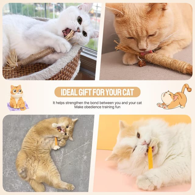 Detalle 2 de SUOXU cat chew rope toy