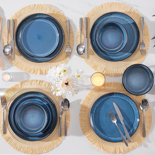 Thumbnail 6 de vancasso Playa Blue 12-Piece Dinner Set