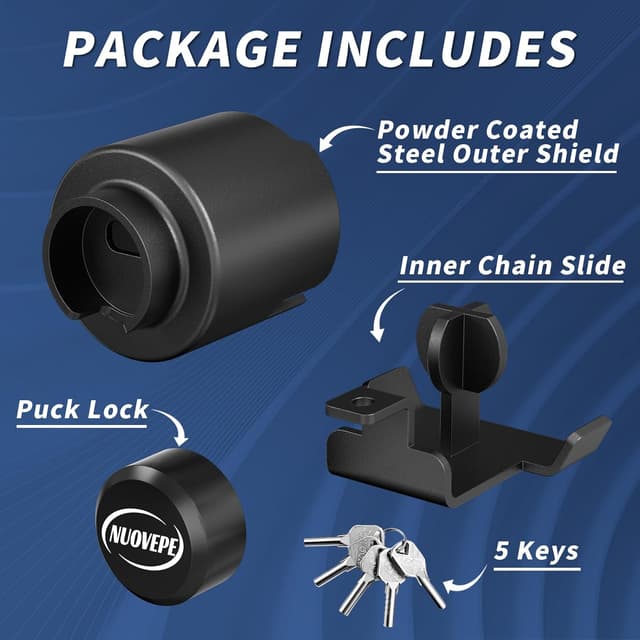 Thumbnail 6 de NUOVEPE Trailer Lock 2 5/16" Coupler 🔒