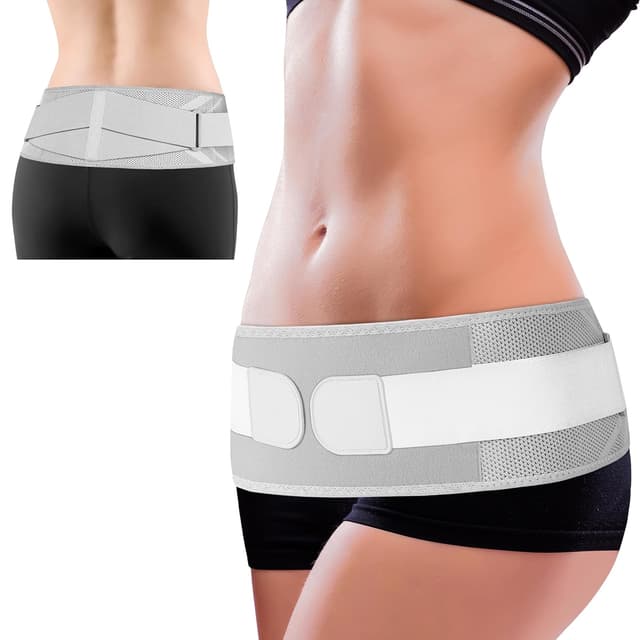 Detalle de JIUFENTIAN Sciatica Belt SI Joint & Lower Back Support Brace (for women and men)