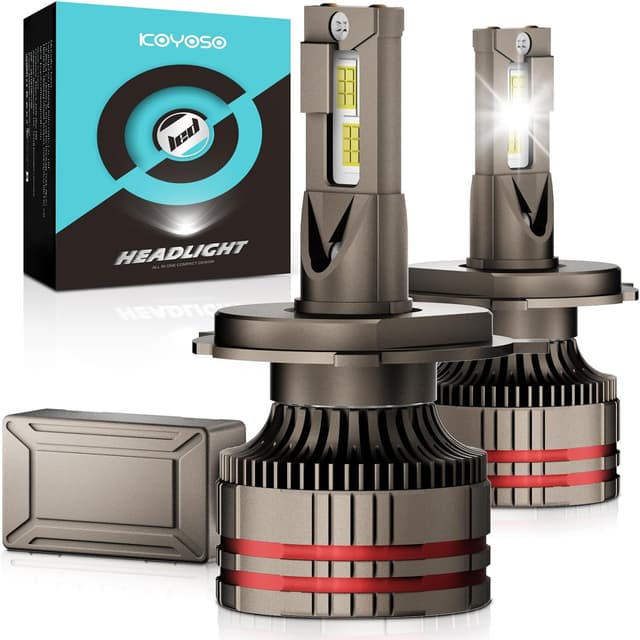 Detalle 2 de KOYOSO H4 LED aggiornate 100W 20000 lm per moto e auto