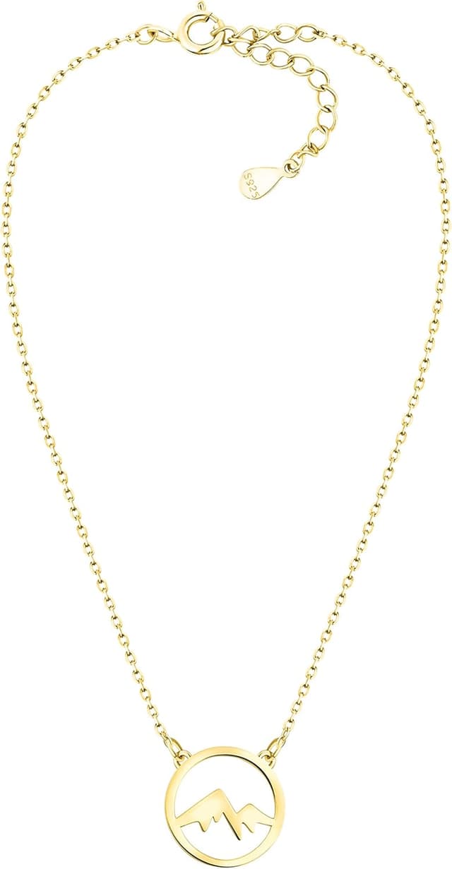 Detalle de Sofia Milani Damen-Halskette aus 925 Silber mit Berg-Anhänger