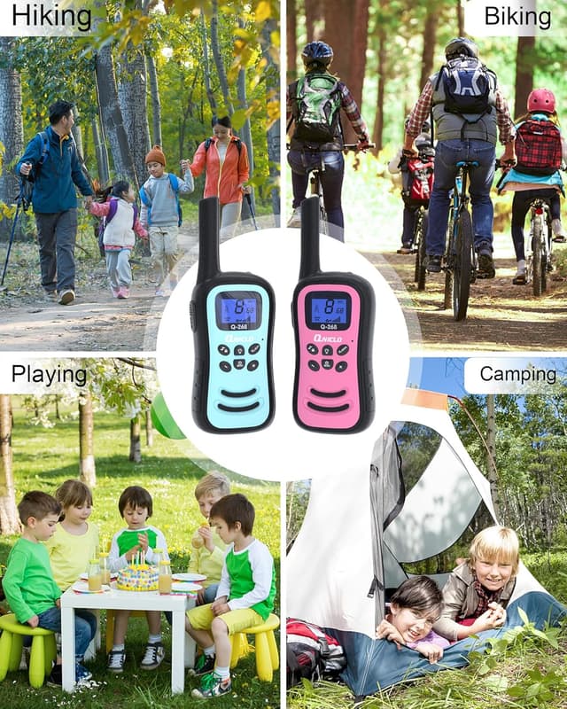 Detalle 2 de QNIGLO talkie walkie rechargeable 1 km