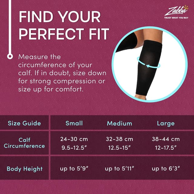 Detalle 2 de Calze compressive Modetro Sports per polpacci