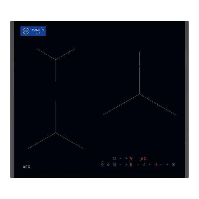 Detalle de AEG TN63IA00FB placa inducción 3 zonas rápida