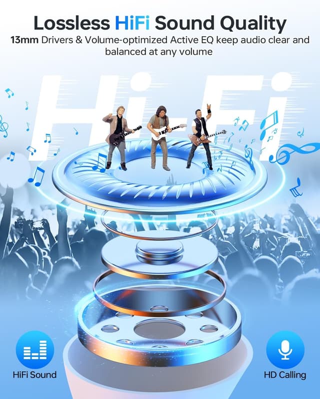 Detalle de KTGEE Wireless Earbuds Bluetooth 5.3 with 40Hrs playback