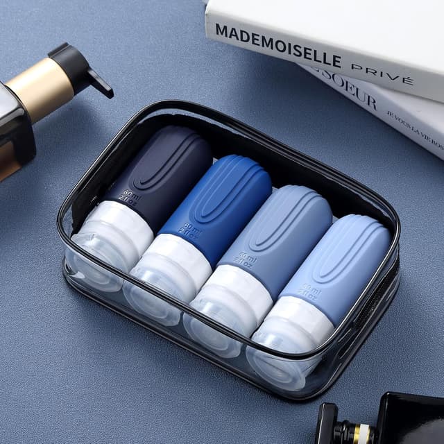 Thumbnail 6 de Mrsdry Travel Bottle for Toiletries (60ml) — Leak-Proof Silicone Refillable Containers, BPA Free, 4 Pack