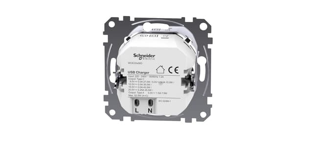 Detalle de Schneider Electric Merten MEG4366-0130 65W USB‑C Ladeeinsatz
