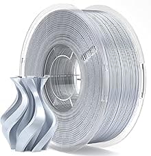 Imagen de ELEGOO Silk PLA 1.75mm Silver 1kg filament 🖨 en OfertitasTOP